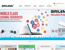 Tablet Screenshot of brilens.com